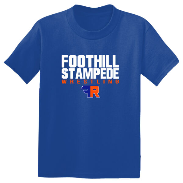 Foothill Wrestling Youth Royal PosiCharge Competitor Tee Thumbnail