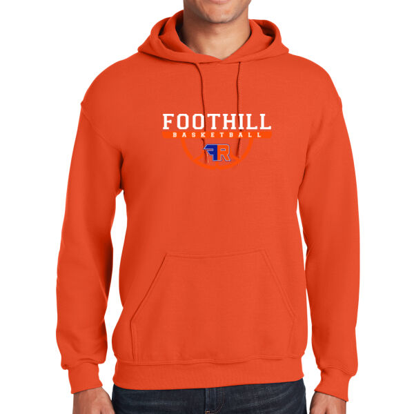 Foothill Ranch Basketball Orange Heavy Blend Hooded Sweatshirt Thumbnail