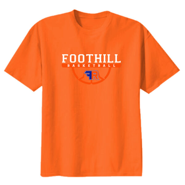 Foothill Ranch Basketball Youth Orange Heavy Cotton 100% Cotton T Shirt Thumbnail