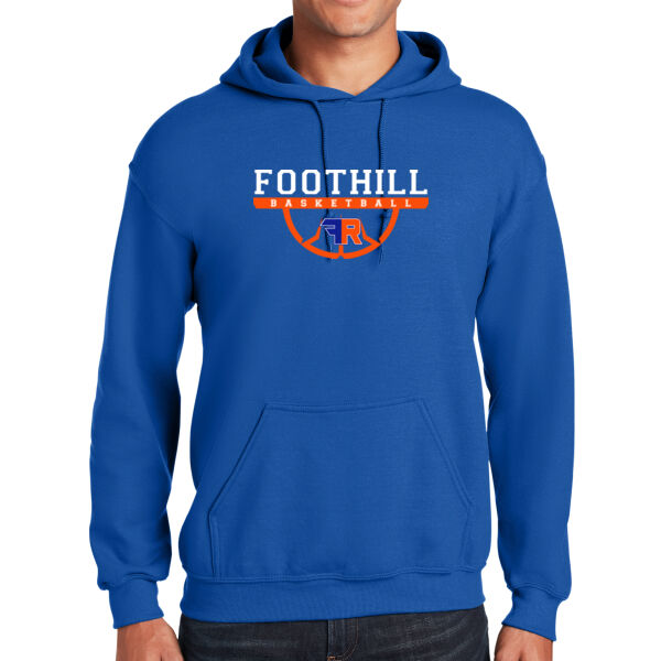 Foothill Ranch Basketball Royal Heavy Blend Hooded Sweatshirt Thumbnail