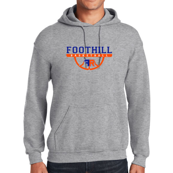 Foothill Ranch Basketball Grey Heavy Blend Hooded Sweatshirt Thumbnail