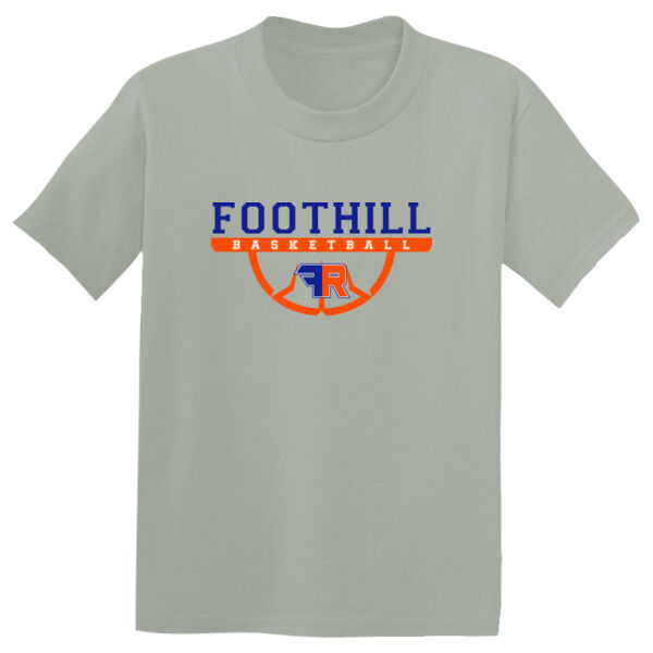 Foothill Ranch Basketball Youth Grey PosiCharge Competitor Tee Thumbnail