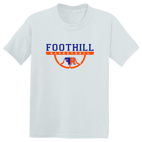 Foothill Ranch Basketball Youth White PosiCharge Competitor Tee Thumbnail