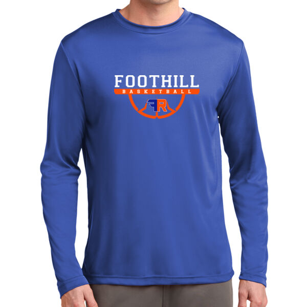 Foothill Ranch Basketball Royal Long Sleeve PosiCharge Competitor Tee Thumbnail