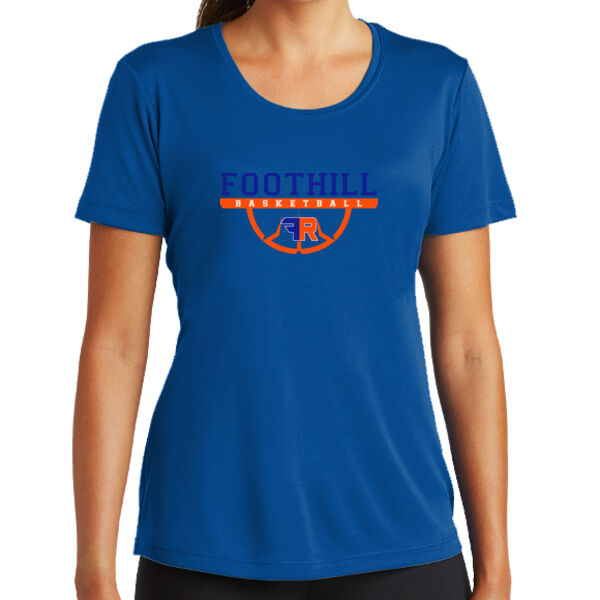 Foothill Ranch Basketball Ladies Royal PosiCharge Competitor Tee Thumbnail