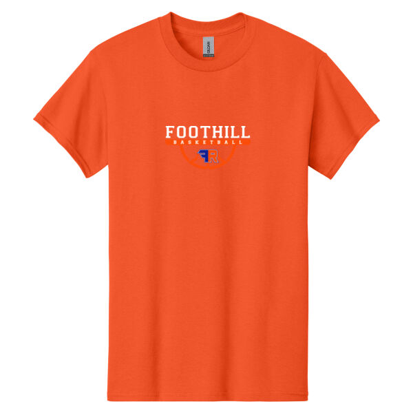 Foothill Ranch Basketball Orange Heavy Cotton 100% Cotton T Shirt Thumbnail