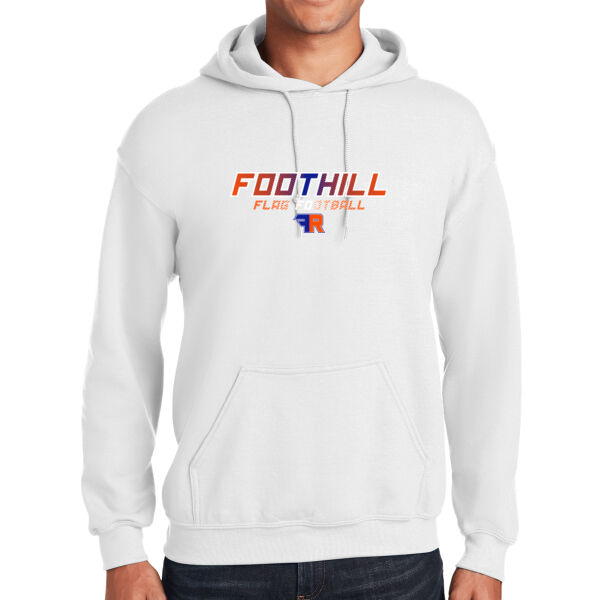 Foothill Flag Football White Heavy Blend Hooded Sweatshirt Thumbnail