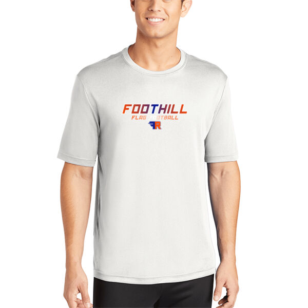 Foothill Flag Football White PosiCharge Competitor Tee Thumbnail