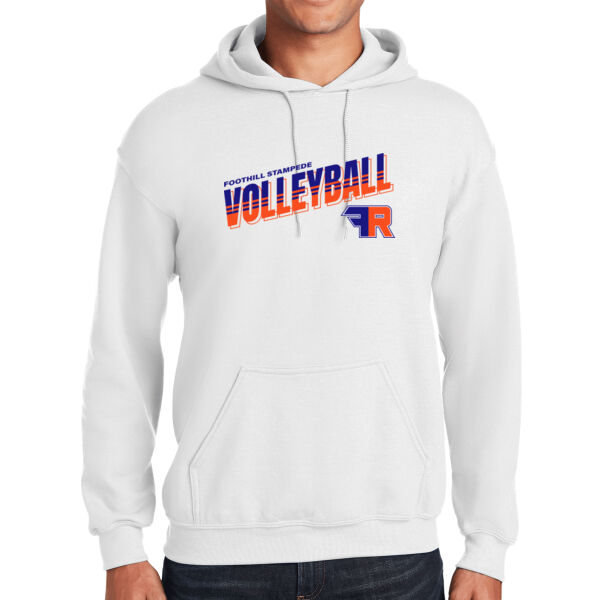 Foothill Girls Volleyball White Heavy Blend Hooded Sweatshirt Thumbnail