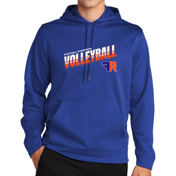 Foothill Girls Volleyball Royal Sport Wick Fleece Hooded Pullover Thumbnail