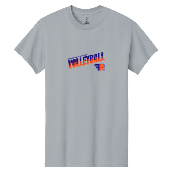 Foothill Girls Volleyball Grey Heavy Cotton 100% Cotton T Shirt Thumbnail