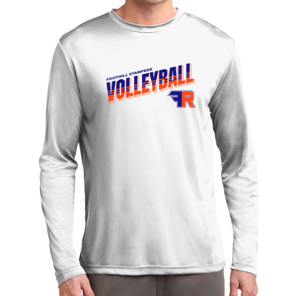 Foothill Girls Volleyball White Long Sleeve PosiCharge Competitor Tee Thumbnail