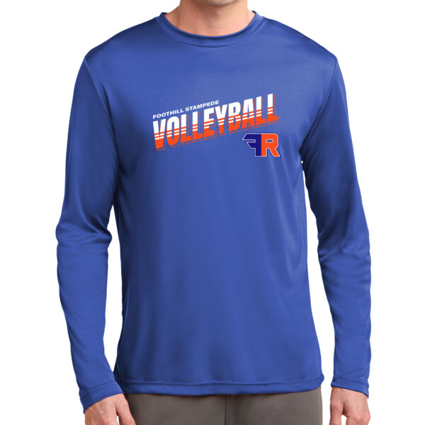 Foothill Girls Volleyball Royal Long Sleeve PosiCharge Competitor Tee Thumbnail
