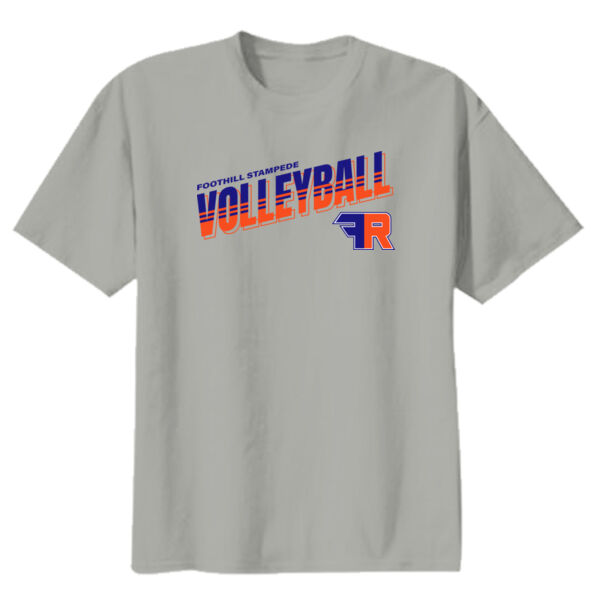 Foothill Girls Volleyball Youth Grey Heavy Cotton 100% Cotton T Shirt Thumbnail