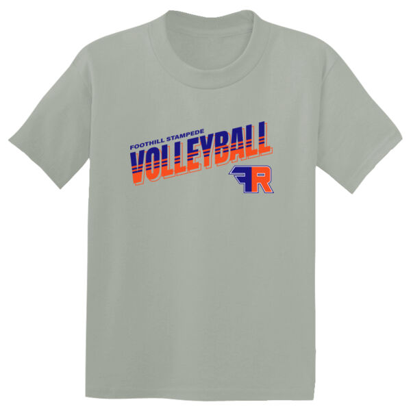 Foothill Girls Volleyball Youth Grey PosiCharge Competitor Tee Thumbnail