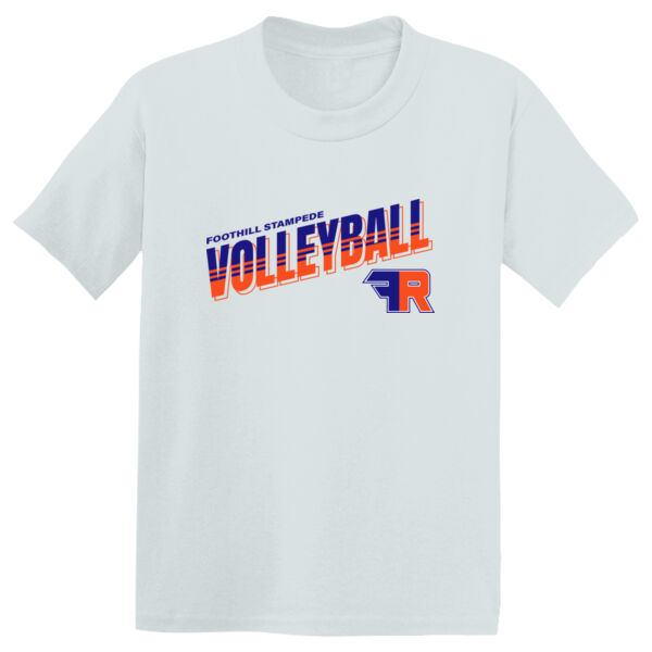 Foothill Girls Volleyball Youth White PosiCharge Competitor Tee Thumbnail