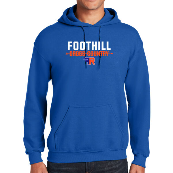 Foothill Cross Country Royal Heavy Blend Hooded Sweatshirt Thumbnail
