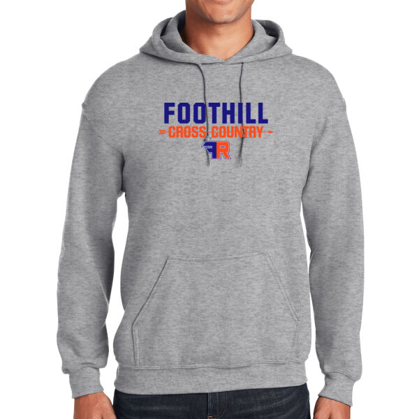 Foothill Cross Country Grey Heavy Blend Hooded Sweatshirt Thumbnail