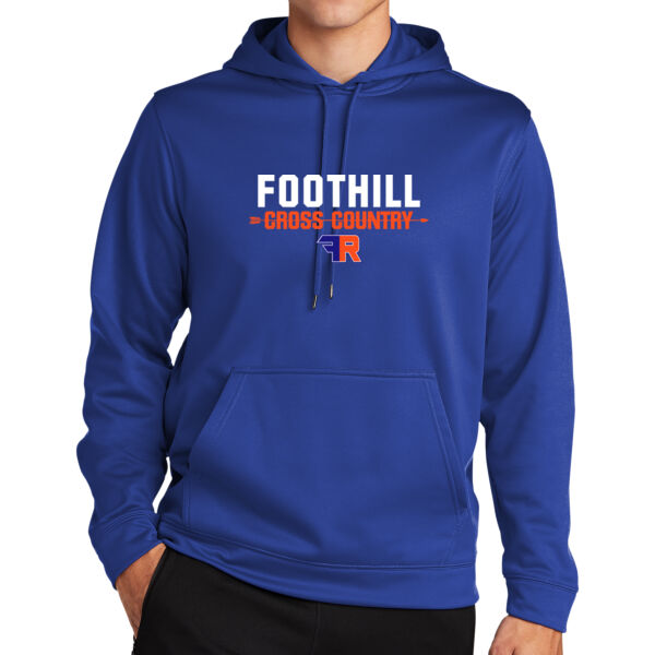 Foothill Cross Country Royal Sport Wick Fleece Hooded Pullover Thumbnail