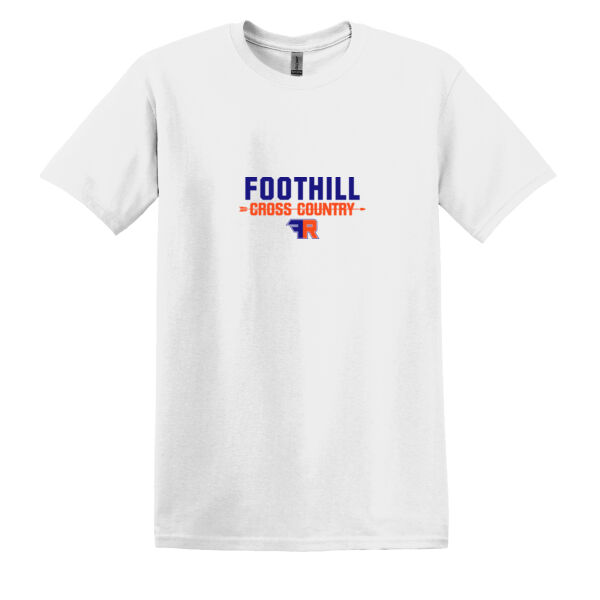 Foothill Cross Country White Heavy Cotton 100% Cotton T Shirt Thumbnail
