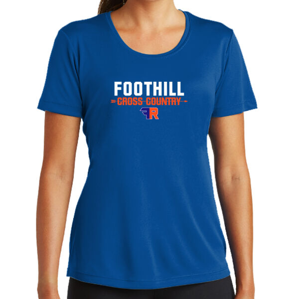 Foothill Cross Country Ladies Royal PosiCharge Competitor Tee Thumbnail