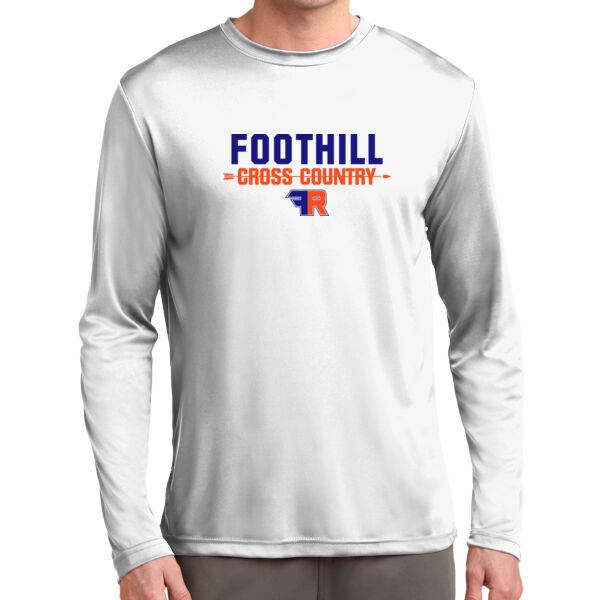 Foothill Cross Country White Long Sleeve PosiCharge Competitor Tee Thumbnail