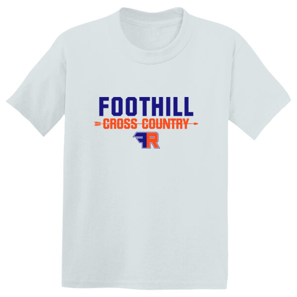 Foothill Cross Country Youth White PosiCharge Competitor Tee Thumbnail